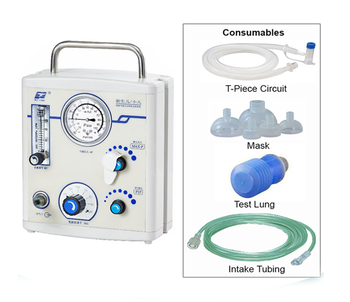 Infant T-Piece Resuscitator - Care System Pedia Care