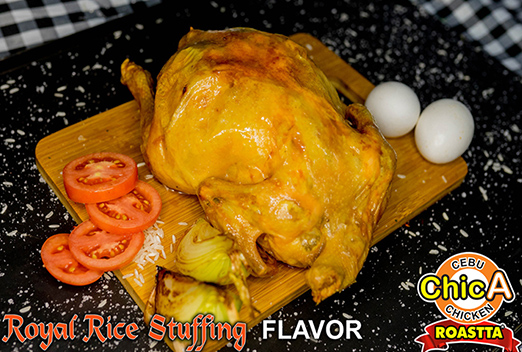 tuffed Roastta Chicken with Flavored Royal Rice Stuffing